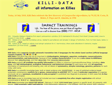 Tablet Screenshot of killi-data.org